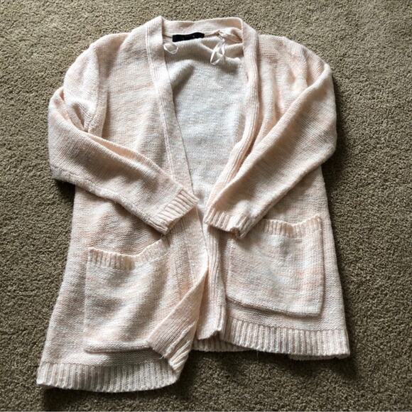 Forever 21 | Peach Colored Open Front Sweater Size S - Picture 2 of 10
